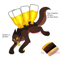 Beer Dog Adopt  -CLOSED-   DA points / Trades Only