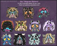 July Telegram Stickers!