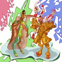 Floky and helifero deer