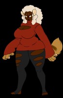 I put clothes on her