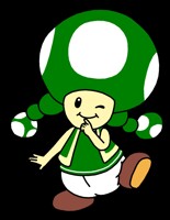 Green Toadette of Tim Legion's commission
