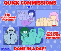 Quick Commission Sheet - Feet