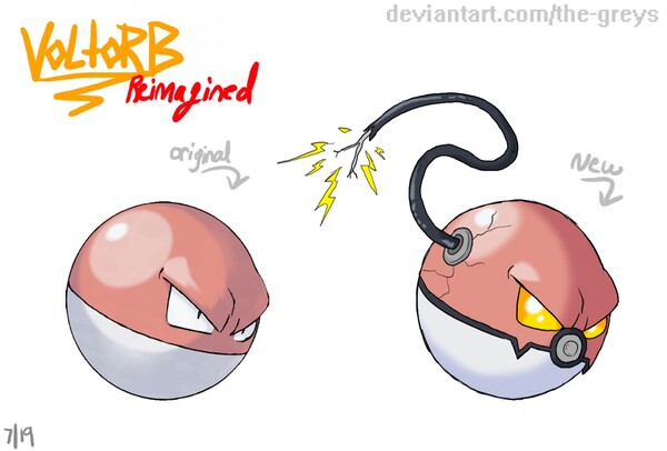 voltorb (pokemon) drawn by kkkotora