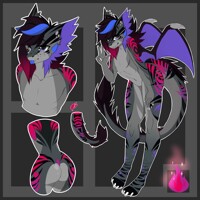 Femboy Dragon Full Ref Adopt Auction sb: 15$  CLOSED