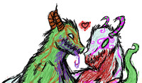 .:iscribble gift:. gaia and fluffy