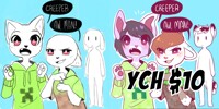 Creeper Revenge YCH ($10) [CLOSED]
