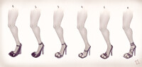 Digitigrade heels (everyday)
