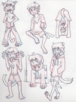 Sketches: Chica Inspired