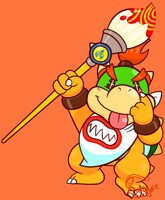 Bowser & Bowser Jr. - Patreon Voted Pic by Starrffax -- Fur Affinity [dot]  net