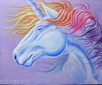 Sale £50 - Unicorn Pride Acrylic