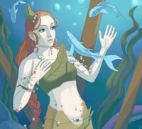 YCH Comm: Under the sea