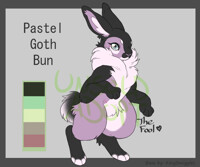 Pastel Goth Bun - SOLD