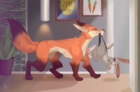 Judy Vs Nick Wedgie by fivers11 -- Fur Affinity [dot] net