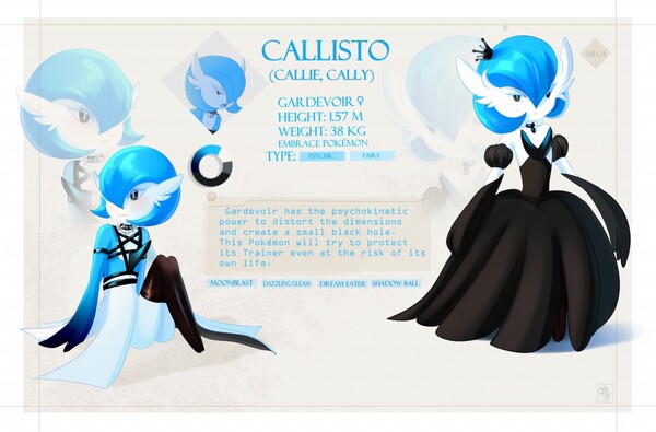 Gardevoir character sheet by Cataclyptic on DeviantArt