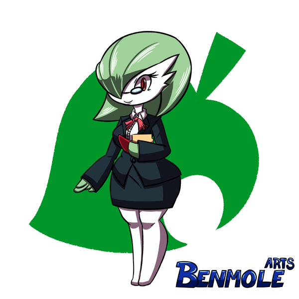 My art of Gardevoir as a Pokemon Villager : r/PokemonScarletViolet