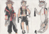 Sora turns into a Dragon 1/2