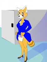 Flashing off in the womens room.