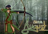 August; Calendar Page