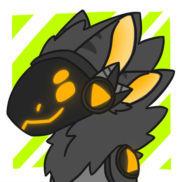 Protogen Head Icon by altrika by Khandor -- Fur Affinity [dot] net