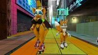 Classic Tails & Rouge.