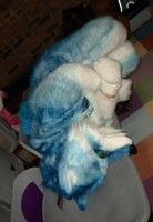 Sleepy blue wolfy