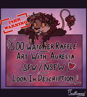 500 Raffle 24HR Reminder Free Art - CLOSED