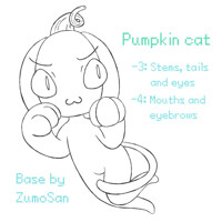 Pumpkin cat base [$10]