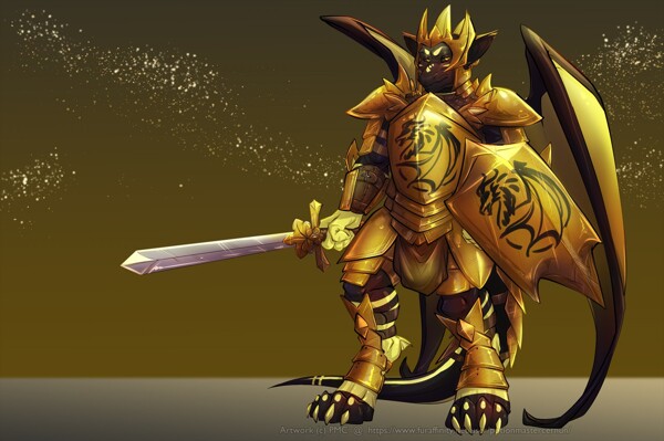 Dragon Knight by EdBWolf -- Fur Affinity [dot] net