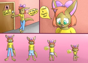 Diana love pull ups comic page 1 [F5] by ConejoBlanco -- Fur Affinity [dot]  net