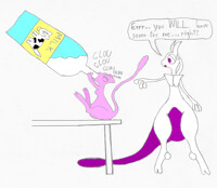Mew & Mewtwo - Milk! Whee!