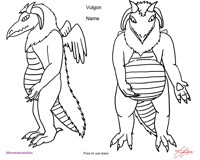 Vulgon free-to-use ref sheet!