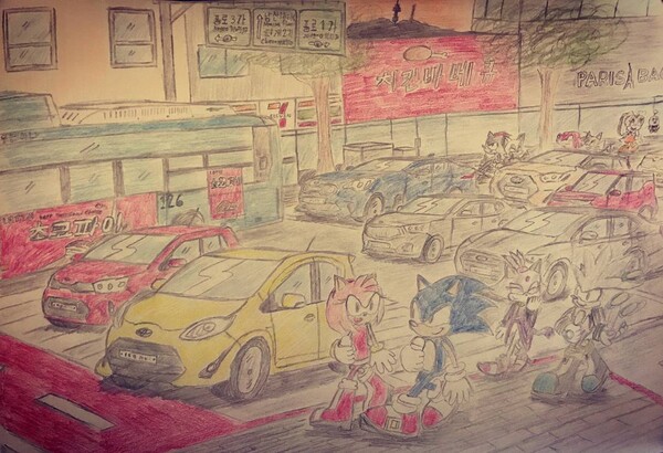 Sonic, Tails, and Knuckles at Sonic by Kitsuoi -- Fur Affinity