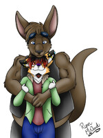 Murphy hugs Ryan McCloud