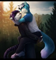 romantic hugs |YCH for thommy-mhe