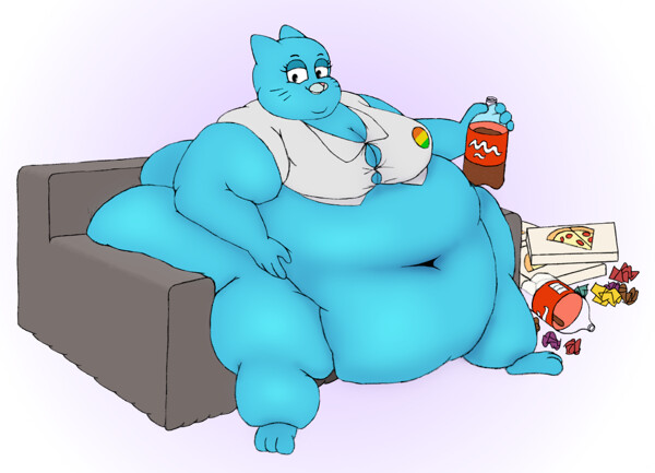 Gumball Watterson Inflation by FatDeviantartOCsLover -- Fur Affinity [dot]  net