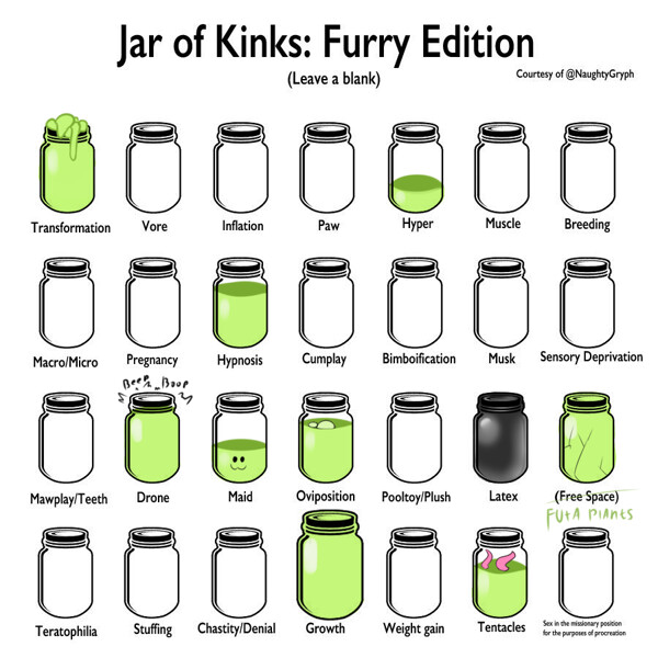 Jar of Kinks: Furry Edition by Xorza.