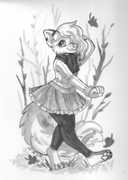 Inktober Day 5 - Fall Outfit