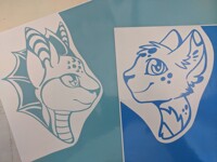 Sam and Tater decals