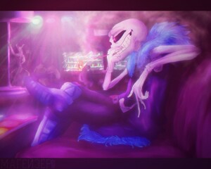 Commission, Nightmare! Sans by resetale -- Fur Affinity [dot] net
