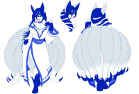 Juno, the Lucario and Ninetales Hybrid