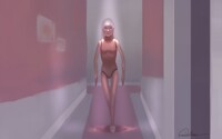 PLastic doll in the Hallway