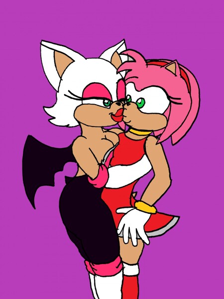 Sonic Meets Amy Rouge