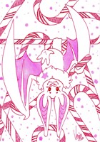 Sweet Bats Inktober - Day 12 - Hello Candy Cane