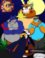 (Gift)Gas Station Brawl Poster