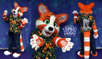 Cameo Cacomistle Partial Suit