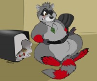 Trash Panda - by Stickmanwww