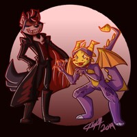 Terry and Mae -Commission for KD142000 and MCtheBeardie