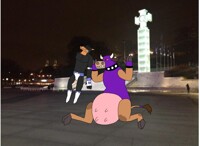 Blitz and Doof in Tallinn Halloween