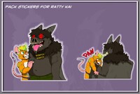 Ratty's stickers