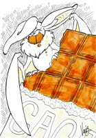 Sweet Bats Inktober - Day 24 - Cacao Crazy